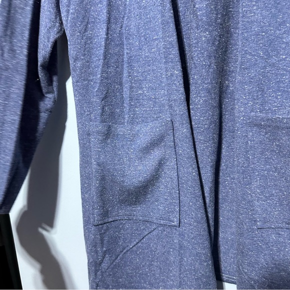 Blue Sky organic cotton bamboo stretchy cardigan pockets size medium EUC - Picture 7 of 9